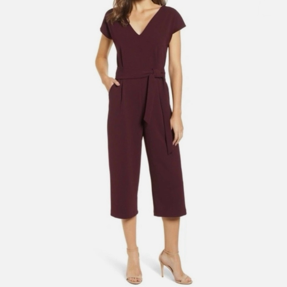 BISHOP + YOUNG Front Tie Jumpsuit Size Medium